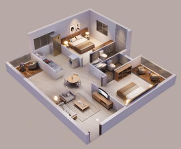 Image of 1000 Sq.ft 2 BHK Apartment / Flat for sale in Luxury Apartments, Tivim, Goa for Rs. 7200000