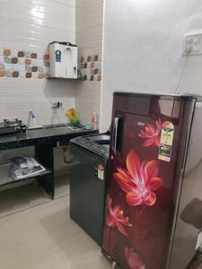 Kitchen Image of 550 Sq.ft 1 BHK Apartment / Flat for rent in Airoli Navi Mumbai for Rs. 26000