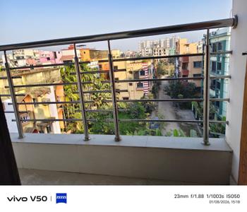 Balcony Image of 1250 Sq.ft 3 BHK Apartment / Flat for sale in Kalikapur, EM Bypass Kolkata for Rs. 8500000