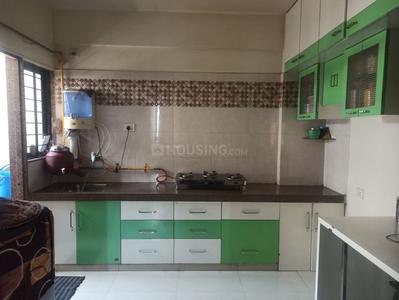 Kitchen Image of 1256 Sq.ft 2.5 BHK Apartment / Flat for rent in Ghatlodiya Ahmedabad for Rs. 26000