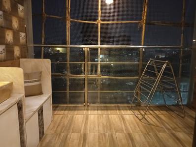 Balcony Image of 1110 Sq.ft 2 BHK Apartment / Flat for rent in Vastusankalp Punyodaya Park, Kalyan West Kalyan for Rs. 20000