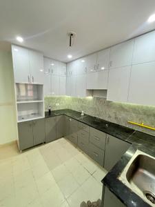 Kitchen Image of 1800 Sq.ft 4 BHK Apartment / Flat for rent in UPAVP Ganga Yamuna And Hindon Enclave, Siddharth Vihar Ghaziabad for Rs. 35000