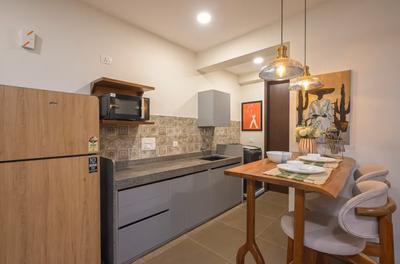 Kitchen Image of 820 Sq.ft 1 BHK Apartment / Flat for sale in Calangute Goa for Rs. 15500000