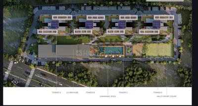 Image of 2212 Sq.ft 4 BHK Apartment / Flat for sale in Kasturi The Balmoral Towers, Balewadi, Pune for Rs. 27400000