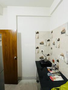 Kitchen Image of 450 Sq.ft 1 BHK Apartment / Flat for rent in New Town Kolkata for Rs. 12000