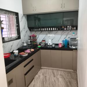 Kitchen Image of 500 Sq.ft 1 RK Builder Floor for rent in Akshara Green City Township, Budigere Cross Bengaluru for Rs. 11500