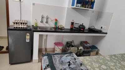 Kitchen Image of 620 Sq.ft 1 RK Apartment / Flat for rent in Gachibowli Hyderabad for Rs. 20000