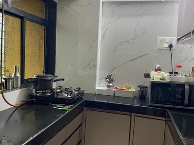 Kitchen Image of 1100 Sq.ft 2.5 BHK Duplex for rent in Shivshankar Plaza, Airoli Navi Mumbai for Rs. 62000