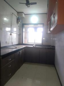 Kitchen Image of 1050 Sq.ft 2 BHK Apartment / Flat for rent in Gayatri Darshan, Kandivali East Mumbai for Rs. 51000