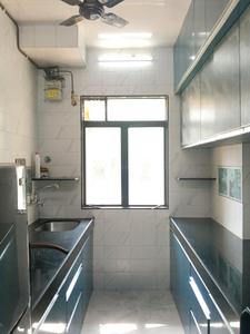 Kitchen Image of 650 Sq.ft 1 BHK Apartment / Flat for rent in Hiranandani Flora, Thane West Thane for Rs. 34500