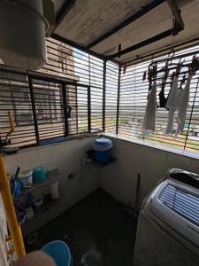 Balcony Image of 1125 Sq.ft 2 BHK Apartment / Flat for sale in Trilokesh River Side Park, Vishala Ahmedabad for Rs. 5800000