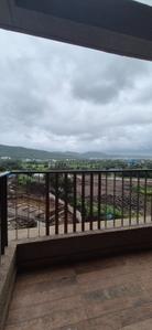 Balcony Image of 1256 Sq.ft 3 BHK Apartment / Flat for rent in Shapoorji Pallonji Joyville Sensorium, Maan Pune for Rs. 29998