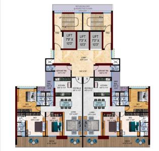 Image of 5000 Sq.ft 4 BHK Apartment / Flat for sale in Metro Aykon, Vashi, Navi Mumbai for Rs. 90000000