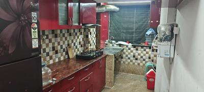 Kitchen Image of 1250 Sq.ft 2 BHK Apartment / Flat for rent in Garden Towers, Banjara Hills Hyderabad for Rs. 40000