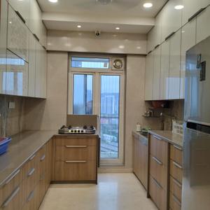 Kitchen Image of 1700 Sq.ft 3 BHK Apartment / Flat for rent in Sheth Avalon, Thane West Thane for Rs. 110000