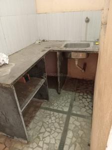 Kitchen Image of 250 Sq.ft 1 BHK Builder Floor for rent in Vijay Nagar Jabalpur for Rs. 9000