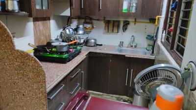 Kitchen Image of 1480 Sq.ft 3 BHK Apartment / Flat for sale in Jaipur House Colony Agra for Rs. 6200000