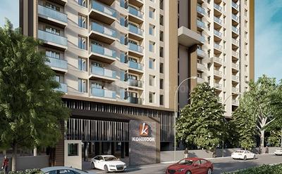 Image of 1451 Sq.ft 3 BHK Apartment / Flat for sale in Kohinoor Viva Pixel Phase 2, Dhanori, Pune for Rs. 9800000