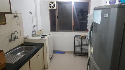 Kitchen Image of 1000 Sq.ft 2 BHK Apartment / Flat for rent in Raviraj Fortaleza Apartment, Kalyani Nagar Pune for Rs. 55000