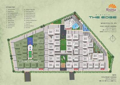 Image of 1843 Sq.ft 3 BHK Apartment / Flat for sale in Risinia The Edge, Pragathi Nagar, Hyderabad for Rs. 10689400
