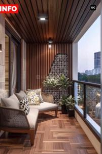 Balcony Image of 1100 Sq.ft 3 BHK Apartment / Flat for sale in Citadil Adora, NRI Layout Bengaluru for Rs. 8550000