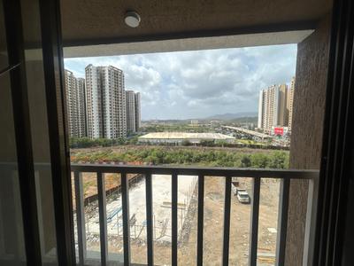 Balcony Image of 950 Sq.ft 3 BHK Apartment / Flat for rent in Kini Pinnacle, Naigaon East Naigaon for Rs. 20000