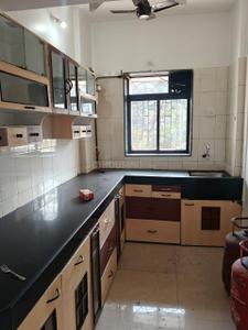 Kitchen Image of 689 Sq.ft 1 BHK Apartment / Flat for rent in Sanpada Navi Mumbai for Rs. 40000