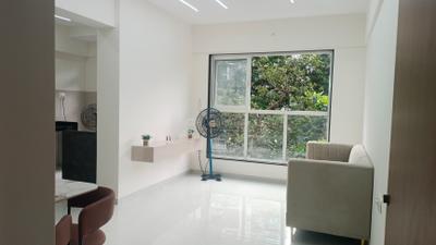 Living Room Image of 530 Sq.ft 1 BHK Apartment / Flat for sale in Shreejee Skymont Siddhi, Dahisar East Mumbai for Rs. 10200000