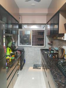 Kitchen Image of 1024 Sq.ft 2 BHK Apartment / Flat for rent in Manisha Prime, Mulund East Mumbai for Rs. 60000