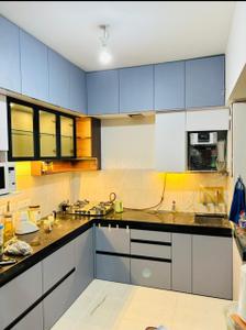 Kitchen Image of 668 Sq.ft 2 BHK Apartment / Flat for sale in Kunal Iconia, Mamurdi Pune for Rs. 7400000