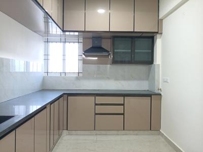 Kitchen Image of 1500 Sq.ft 3 BHK Apartment / Flat for rent in Yoga Sai Srikaram, Kaggadasapura Bengaluru for Rs. 60006