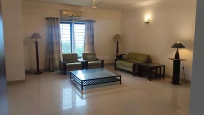 Living Room Image of 2350 Sq.ft 3.5 BHK Apartment / Flat for rent in Vascon Paradise, Baner Pune for Rs. 100000
