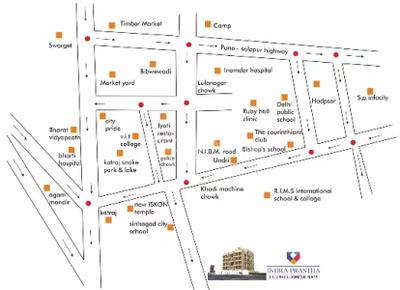 Image of 623 Sq.ft 1 BHK Apartment / Flat for sale in Sameer Indraprastha Phase 1, Kondhwa Budruk, Pune for Rs. 3200000