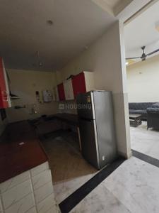 Kitchen Image of 1100 Sq.ft 2 BHK Builder Floor for rent in Sector 14 Gurgaon for Rs. 43000