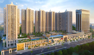 Image of 1670 Sq.ft 3 BHK Apartment / Flat for sale in Paradise Sai World Dreams, Dombivli East, Thane for Rs. 15100000