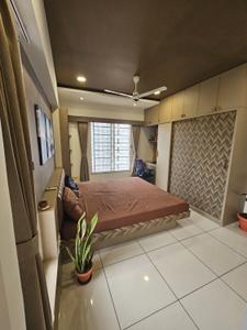 Bedroom Image of 1254 Sq.ft 2 BHK Apartment / Flat for rent in Pratham Bluets, New Alkapuri Vadodara for Rs. 30000