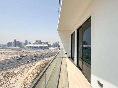 Balcony Image of 911 Sq.ft 2 BHK Apartment / Flat for sale in Jumeirah Village Dubai for Rs. 33925804