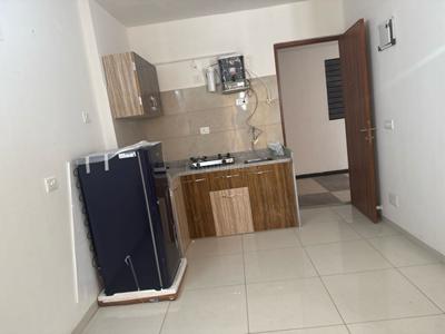 Kitchen Image of 475 Sq.ft 1 RK Apartment / Flat for rent in Godrej Vanaangan, Jagatpur Ahmedabad for Rs. 18000