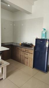 Kitchen Image of 350 Sq.ft 1 BHK Apartment / Flat for rent in Duville Riverdale Suites, Kharadi Pune for Rs. 33000