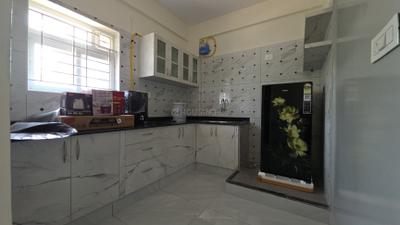 Kitchen Image of 1077 Sq.ft 2 BHK Builder Floor for rent in Harlur Bengaluru for Rs. 44000