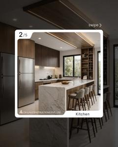 Kitchen Image of 1420 Sq.ft 3 BHK Apartment / Flat for sale in Jaitala Nagpur for Rs. 7000000