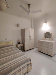 Bedroom Image of 1100 Sq.ft 1 BHK Builder Floor for rent in Hauz Khas New Delhi for Rs. 50000