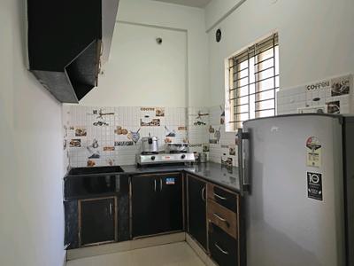 Kitchen Image of 550 Sq.ft 1 BHK Builder Floor for rent in Munnekollal Bengaluru for Rs. 21000