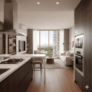 Kitchen Image of 1110 Sq.ft 2 BHK Apartment / Flat for sale in Emaar The 88, Sector 112 Gurgaon for Rs. 21000000