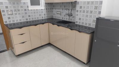 Kitchen Image of 1000 Sq.ft 1 BHK Builder Floor for rent in Sector 14 Gurgaon for Rs. 34500