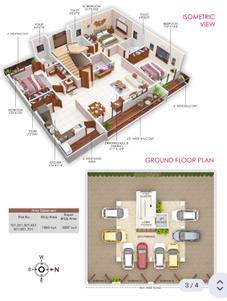 Image of 2050 Sq.ft 3 BHK Apartment / Flat for sale in Manish Nagar, Nagpur for Rs. 8499000