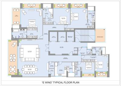 Floor Plan Image of 5568 Sq.ft 5 BHK Apartment / Flat for sale in Chembur Mumbai for Rs. 240000000