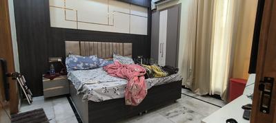 Bedroom Image of 1000 Sq.ft 1 BHK Builder Floor for rent in Sector 41 Noida for Rs. 33000