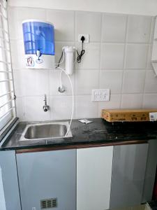 Kitchen Image of 350 Sq.ft 1 RK Apartment / Flat for rent in Doddanekundi Bengaluru for Rs. 19000
