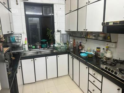 Kitchen Image of 850 Sq.ft 2 BHK Apartment / Flat for rent in Navjivan CHS, Mahim Mumbai for Rs. 70000
